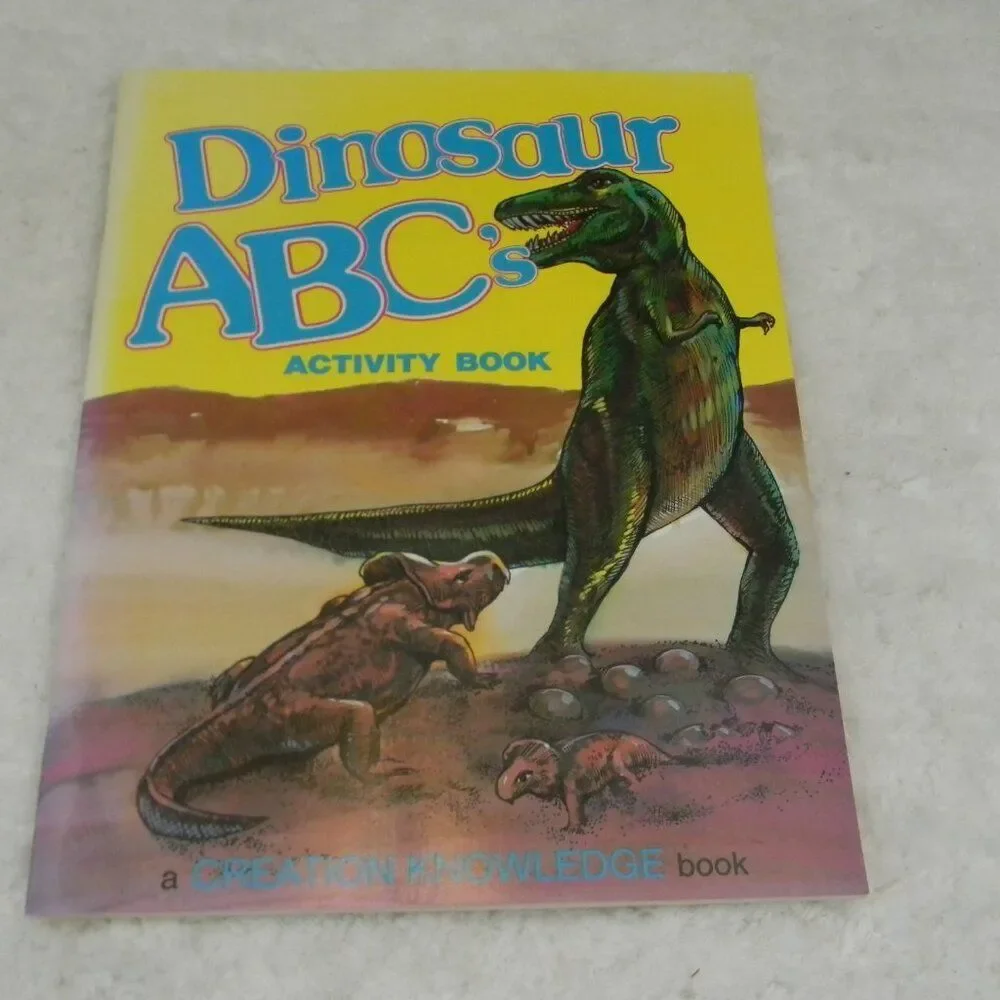 Dinosaur Creation Knowledge Books Set of 3 Books Homeschool Biblical Activity